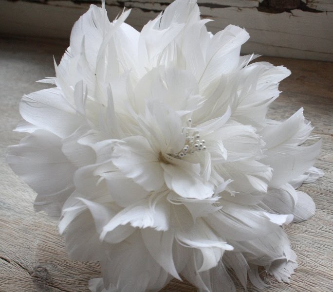 Handmade Fabric Flowers Feather Flower Tutorial Pattern eBook