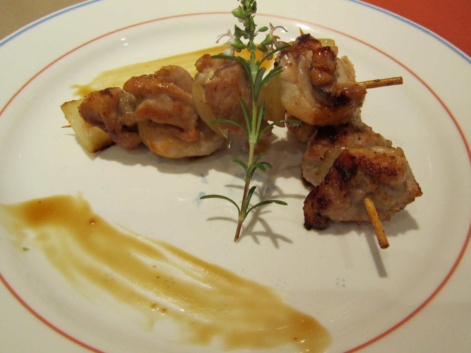 Les receptes del Miquel Brochetas de pollo con salsa japonesa Teriyaki