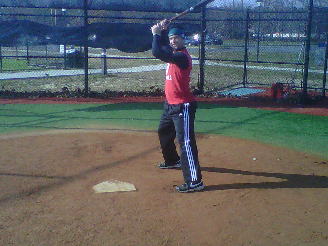 Paul Alvear Bunting a baseball Phase 1 PrepPre stance