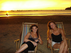 Sunset at Iguana's on Playa San Juan del Sur, Nicaragua