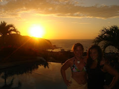 Sunset with Melanie at Piedras y Olas (Pelican Eyes Resort), San Juan del Sur