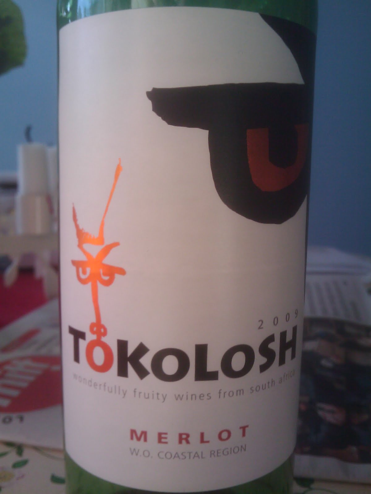WINE IN SWEDEN: TN : Tokolosh Merlot 2009, Tooverberg Boerdery, Coastal ...