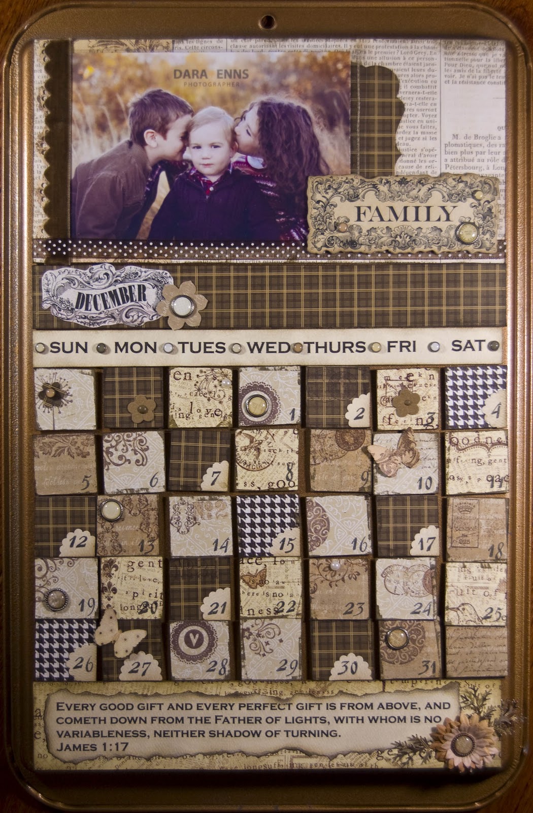 Cookie Sheet Calendars