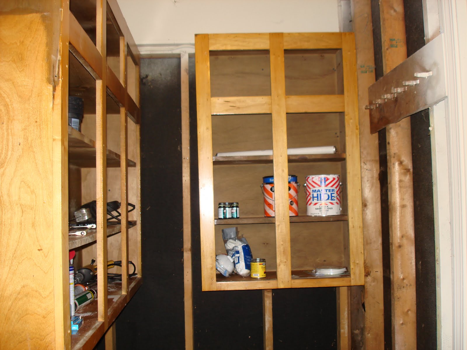 Repurposing kitchen cabinets These cabinets have been great in expanding the storage of an already