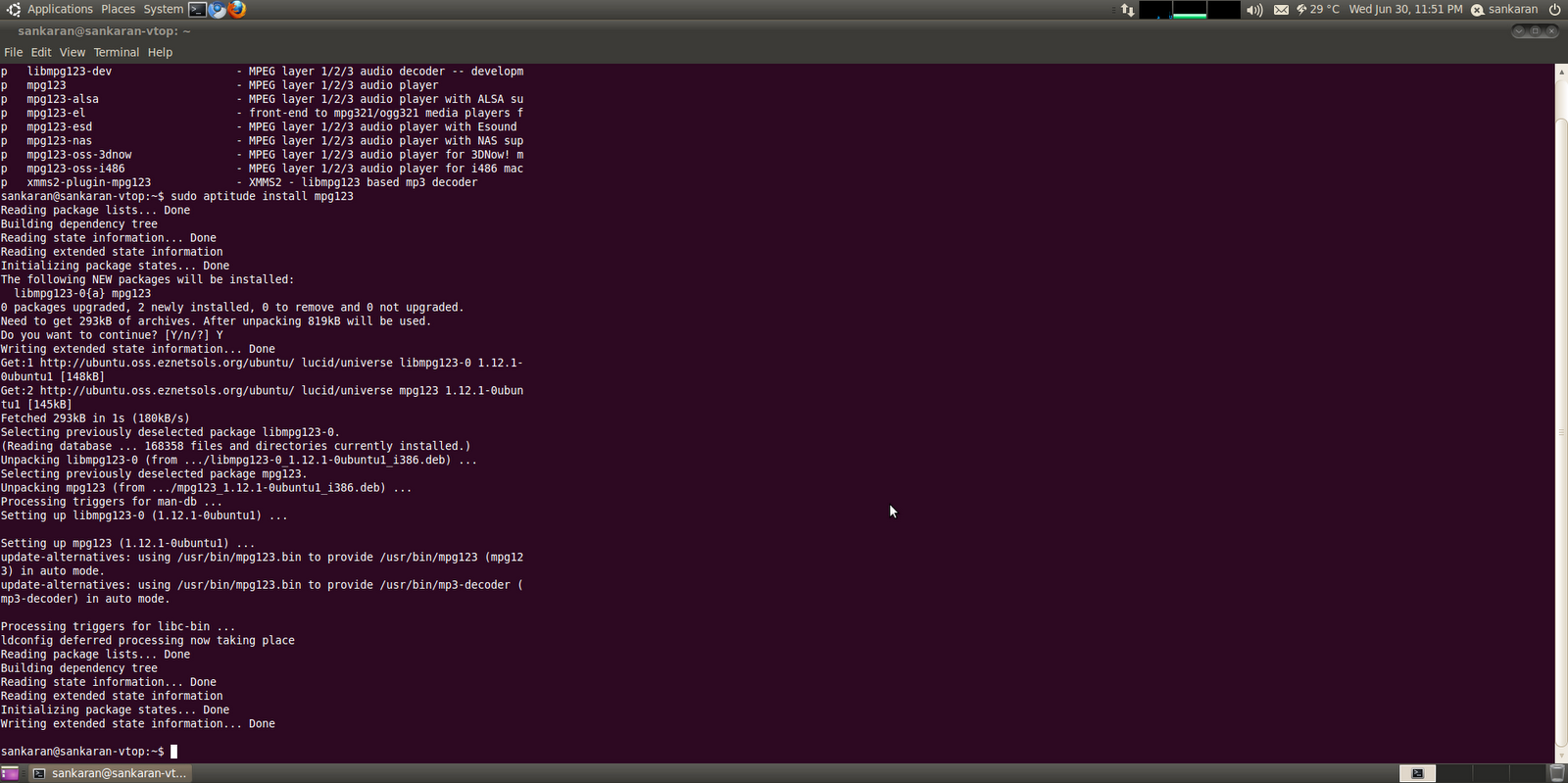 My experiments with Linux Who inspired me with commandline mp3 player