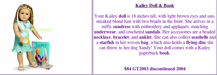 american girl playthings