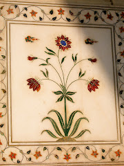 Marble motif, Red Fort, Delhi