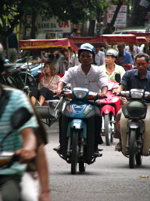 uliczka w Old Quarter w Hanoi