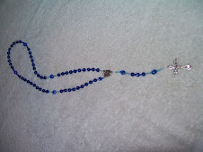 Mary's Rosary blue