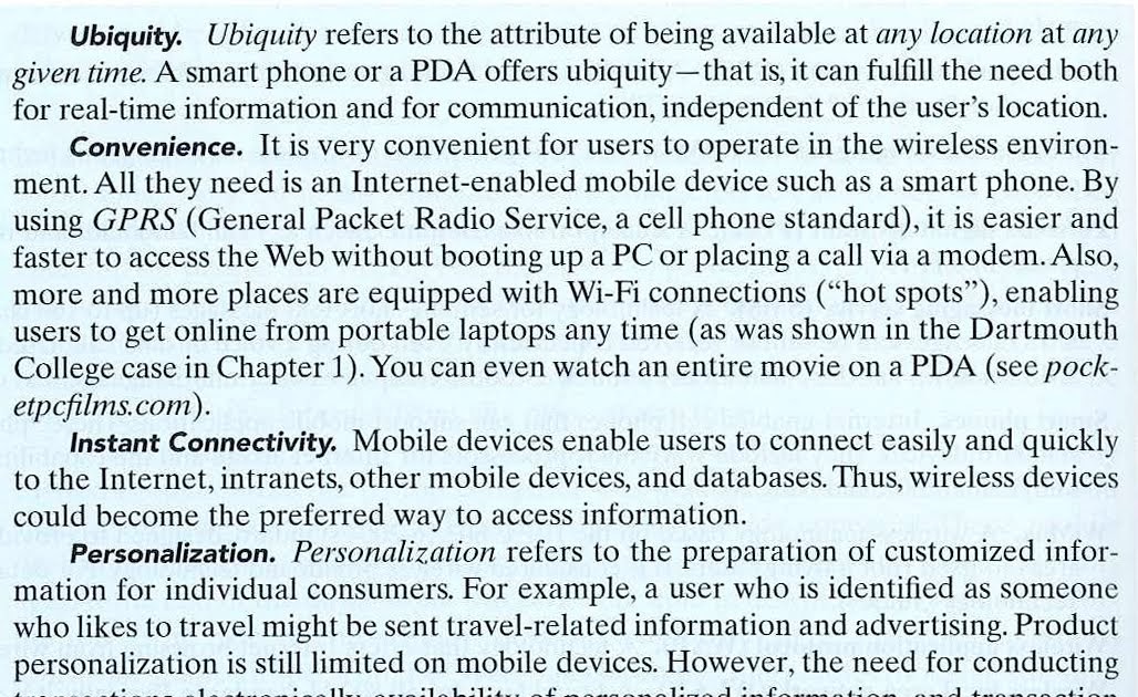 Mobile Commerce Attributes And Drivers Of Mobile Computing