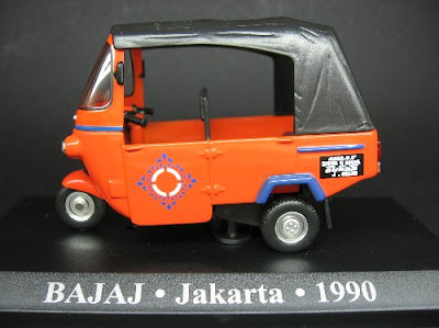Bajaj - Jacarta 1990 - Miniatura Táxi