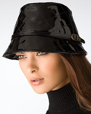 Women Hats - قبعات نسائية B+Sutton+studio+patent+rain+hat+98
