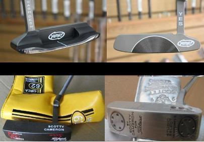 Yes Callie putter / Titleist Circa 62#3 / Titleist Scotty cameron Newport 2