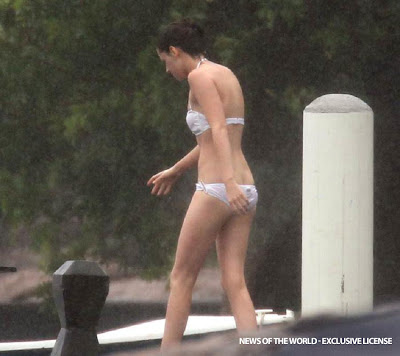 Kristen Stewart in see through bikini tits and pussy visible Brazil