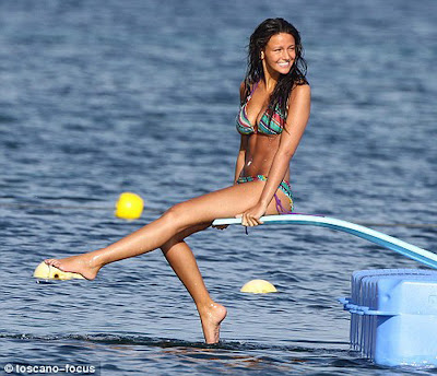 Michelle Keegan sexy bikini on Yacht
