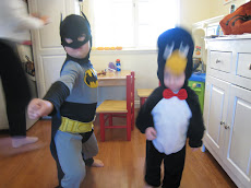 Batman and penguin