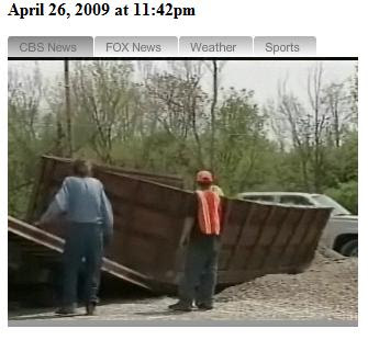 involving a dump truck.