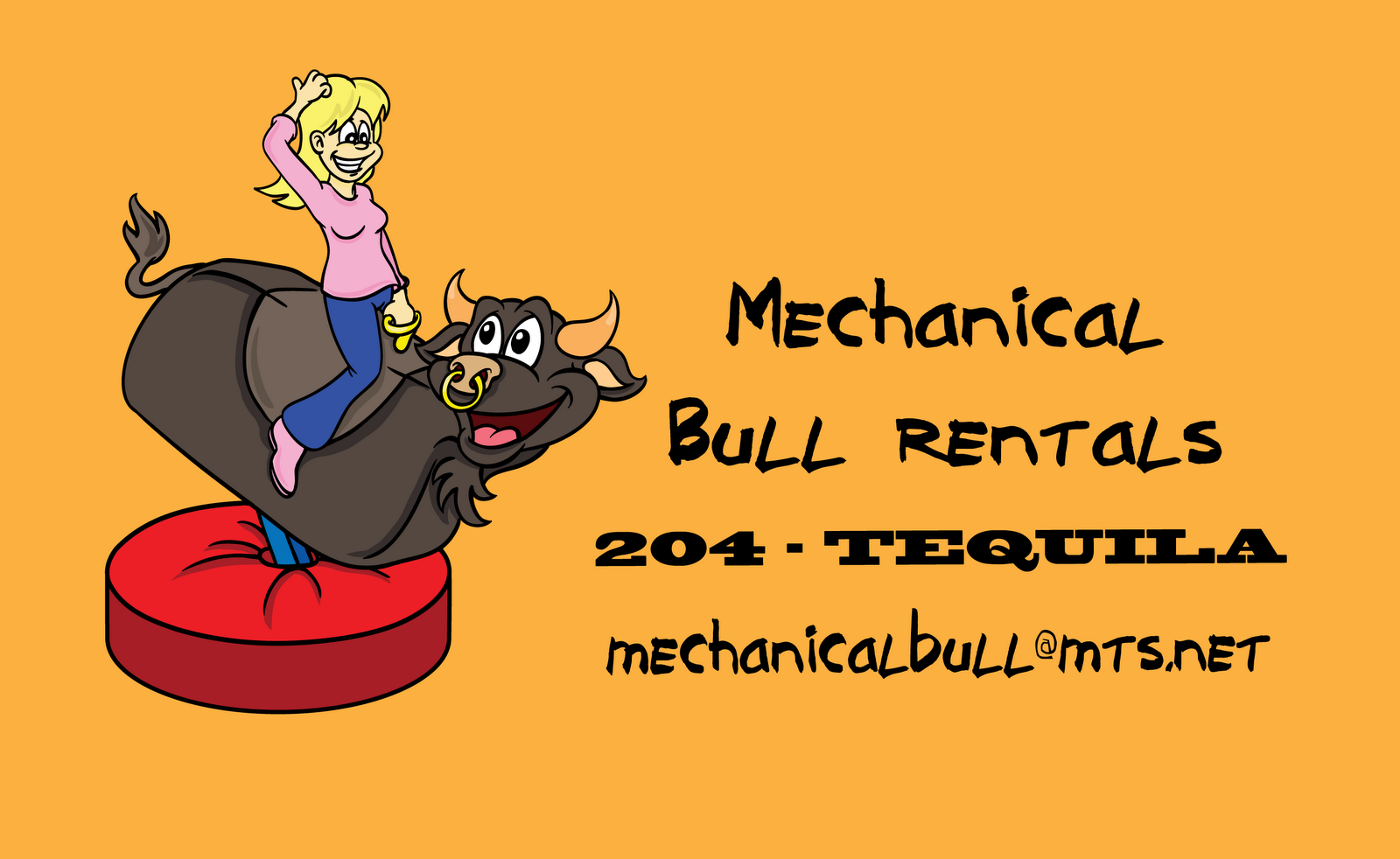 Cartoon Mechanical Bull