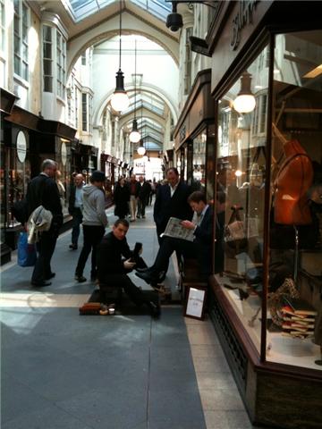 burlington arcade shoe shine