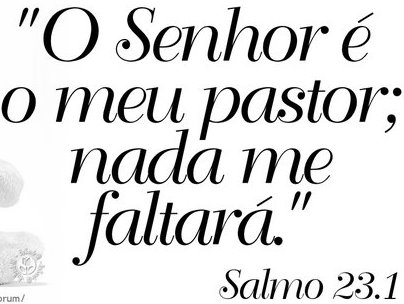 Inglês 200 horas - O SENHOR é o meu pastor, nada me faltará