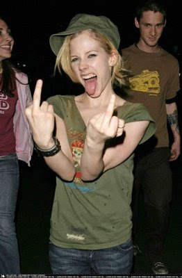 Celebrity Middle Finger