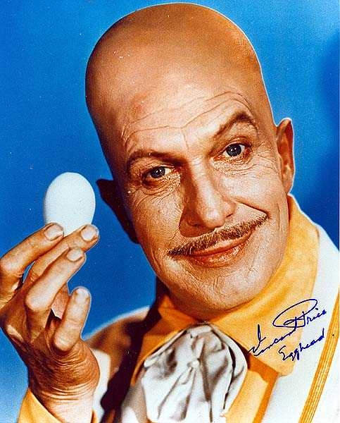 TV villains, Egghead.
