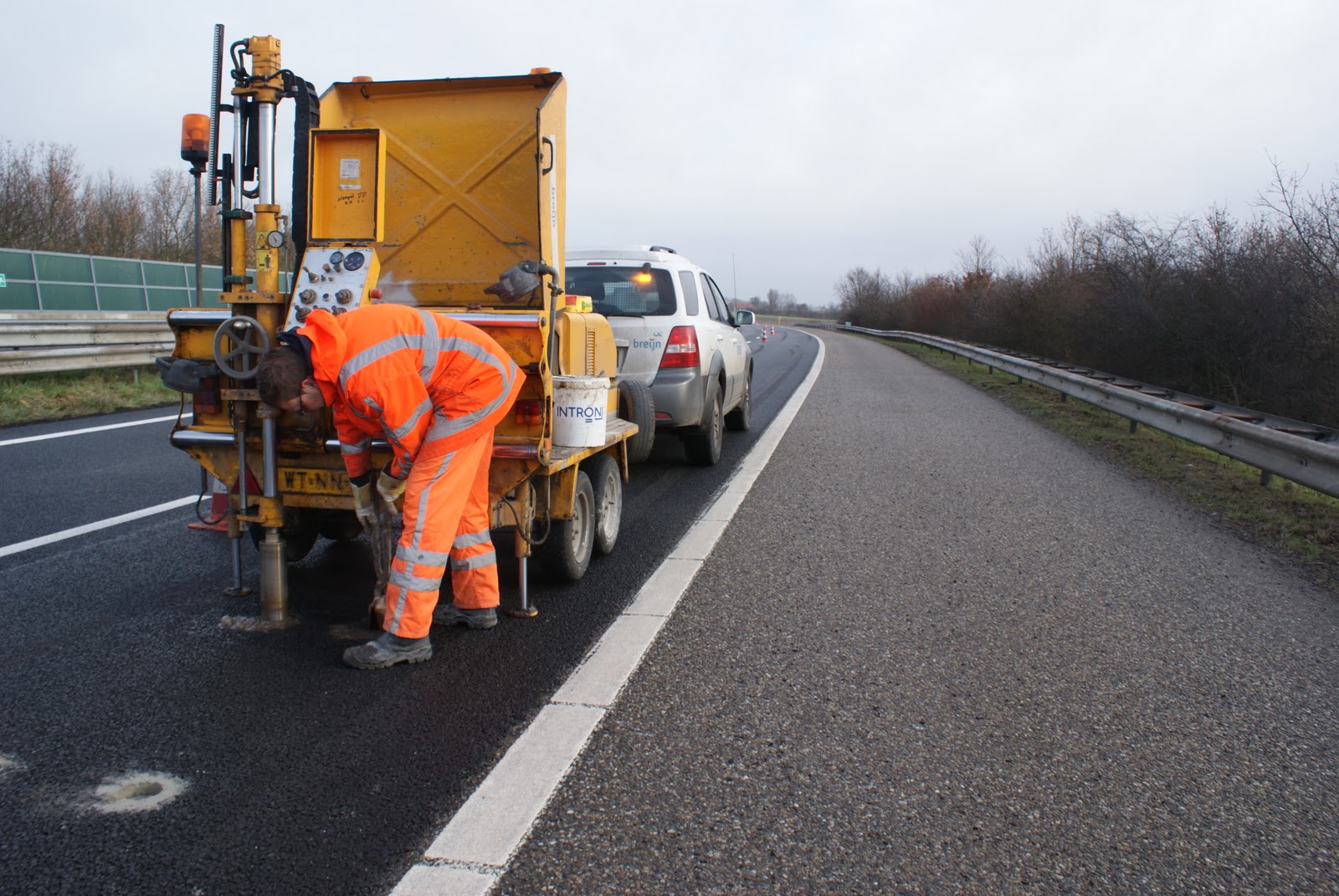 Self Healing Asphalt Core Drilling