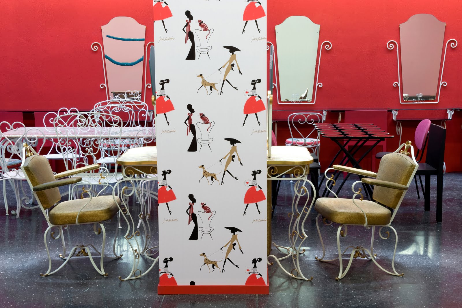 LaFleur de Paris Rose Bakery blossoms at the Maison Rouge