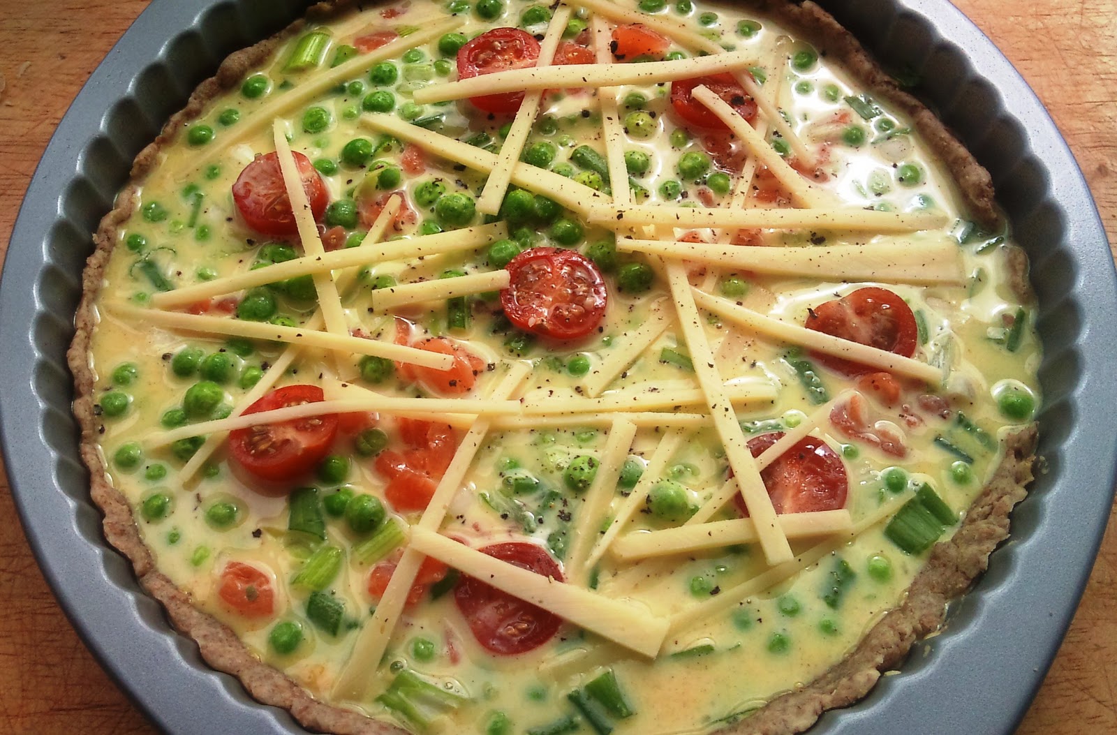 salmon quiche