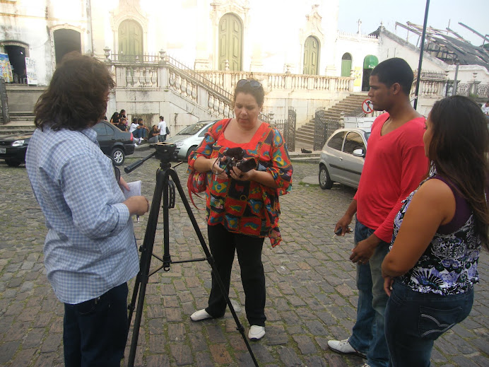 Gravando no Carmo