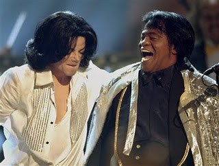 Os Ídolos do nosso ídolo Michael Jackson Michael+jackson+and+james+brown
