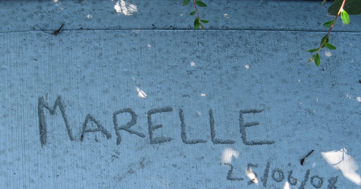 100 Things (Original files): #81 - my name in wet cement