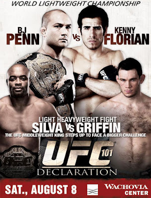 UFC 101: Declaration | Official Fight Card