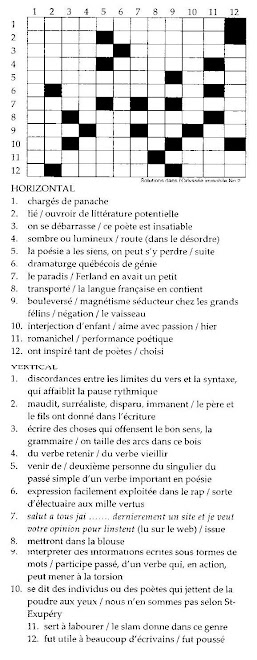 Mot croisé de l'odyssée immobile No 1