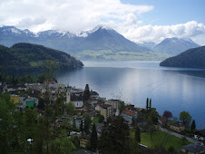View overlooking Lake Interlaken, Switzerland