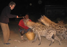 Mary feeds Hyenas in Harar