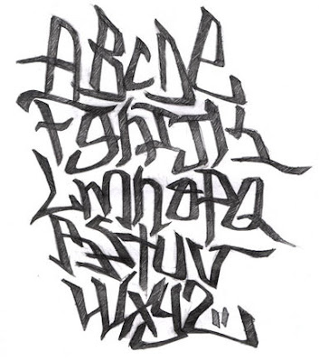 Girl Graffiti Alphabet