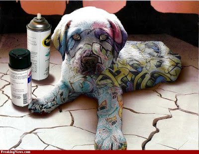 painting dog