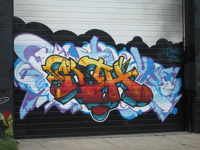 door graffiti, graffiti 3d