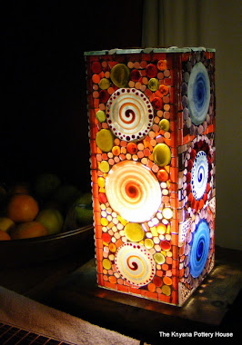 glass mosaic lamp