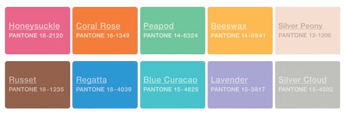 PANTONE пролет 2011