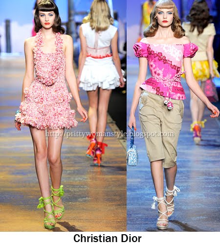 Dior - флорални принтове 2011 Dior - флорални принтове 2011