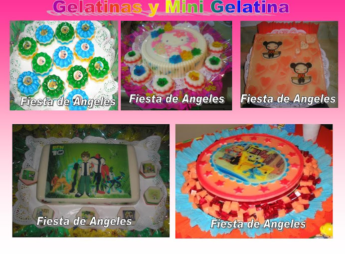 gelatina y Mini gelatinas