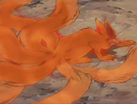 Naruto Shippuuden Demon Naruto & The Nine-Tailed Demon Fox.