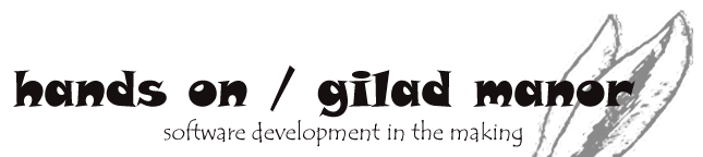 hands on Gilad Manor