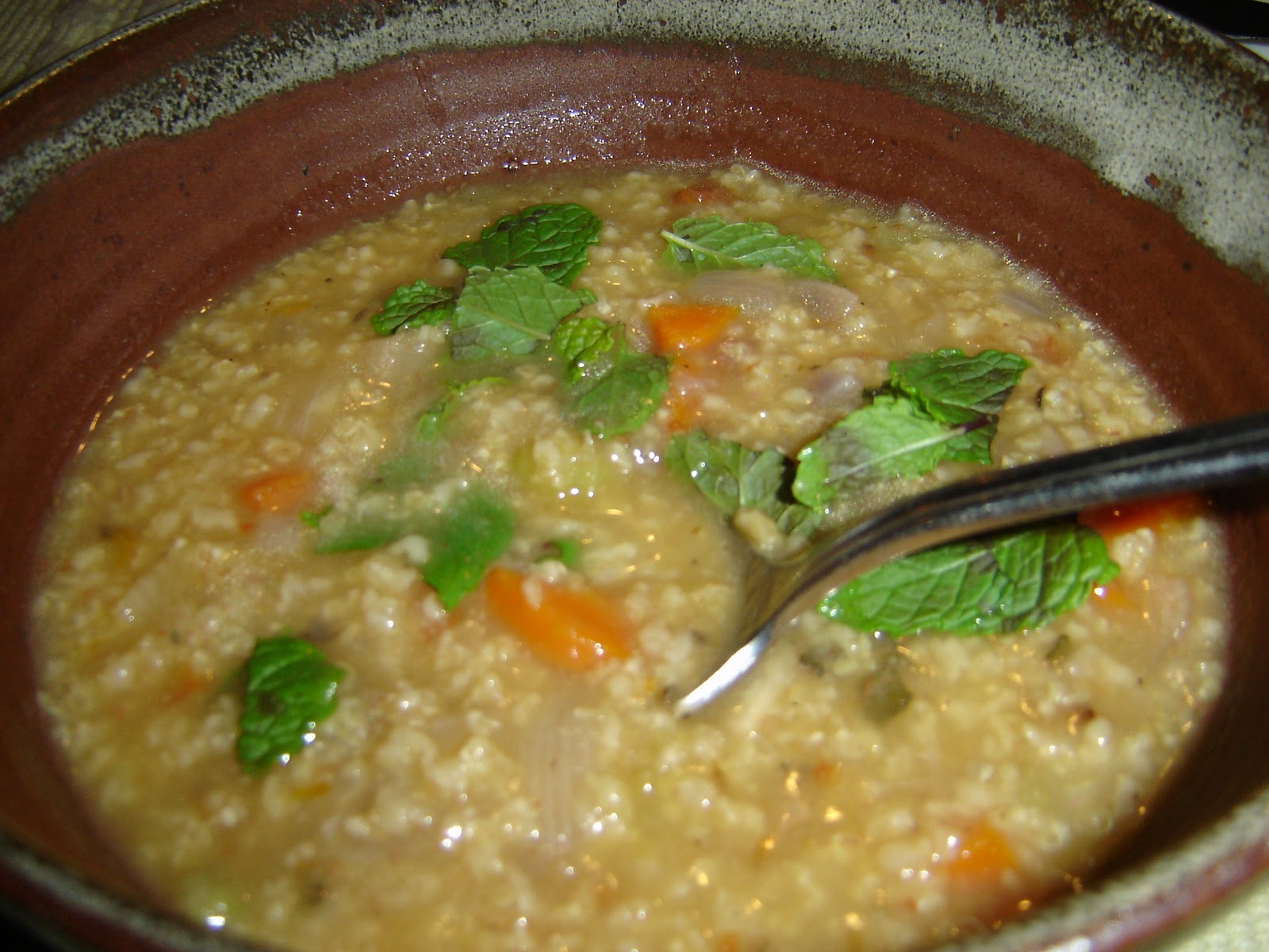 Honey From Rock Millet, Lamb and Vegetable Soup