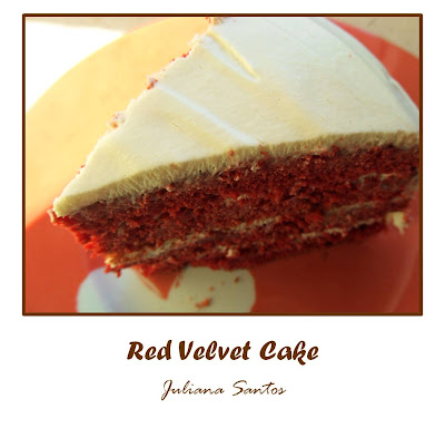 Culinária da Sara: bolo de veludo vermelho