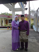 GAMBAR HARI RAYA PERTAMA BERSAMA ISTERI DI PUSPEN SERENDAH SELANGOR