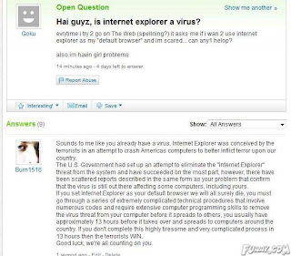 internet explorer virus?