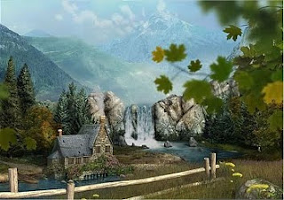 Mountain+Waterfall+3D+Screensaver Mountain Waterfall 3D Screensaver